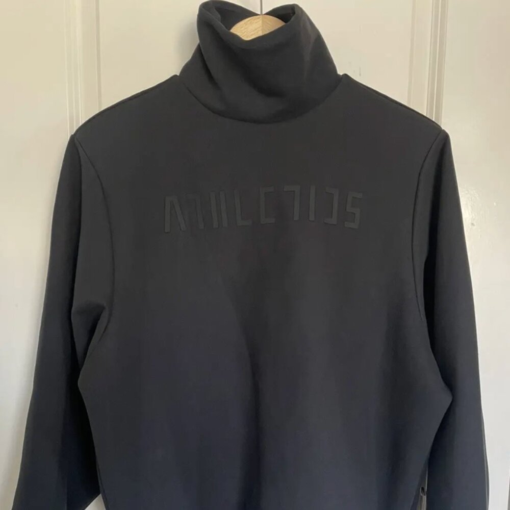 adidas Fear of God Athletics Suede Fleece Mockneck - size S